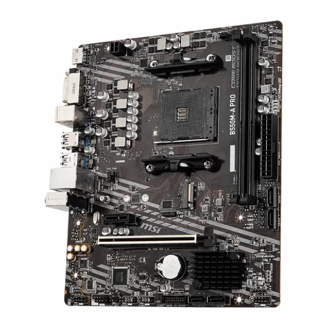 ماذر بورد ام اس اي B550M-A برو ، AMD ، mATX - اسود