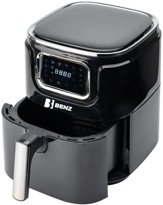 Benz Digital Air Fryer , 5.5 Liter , 1450 Watt Black - BAFB501