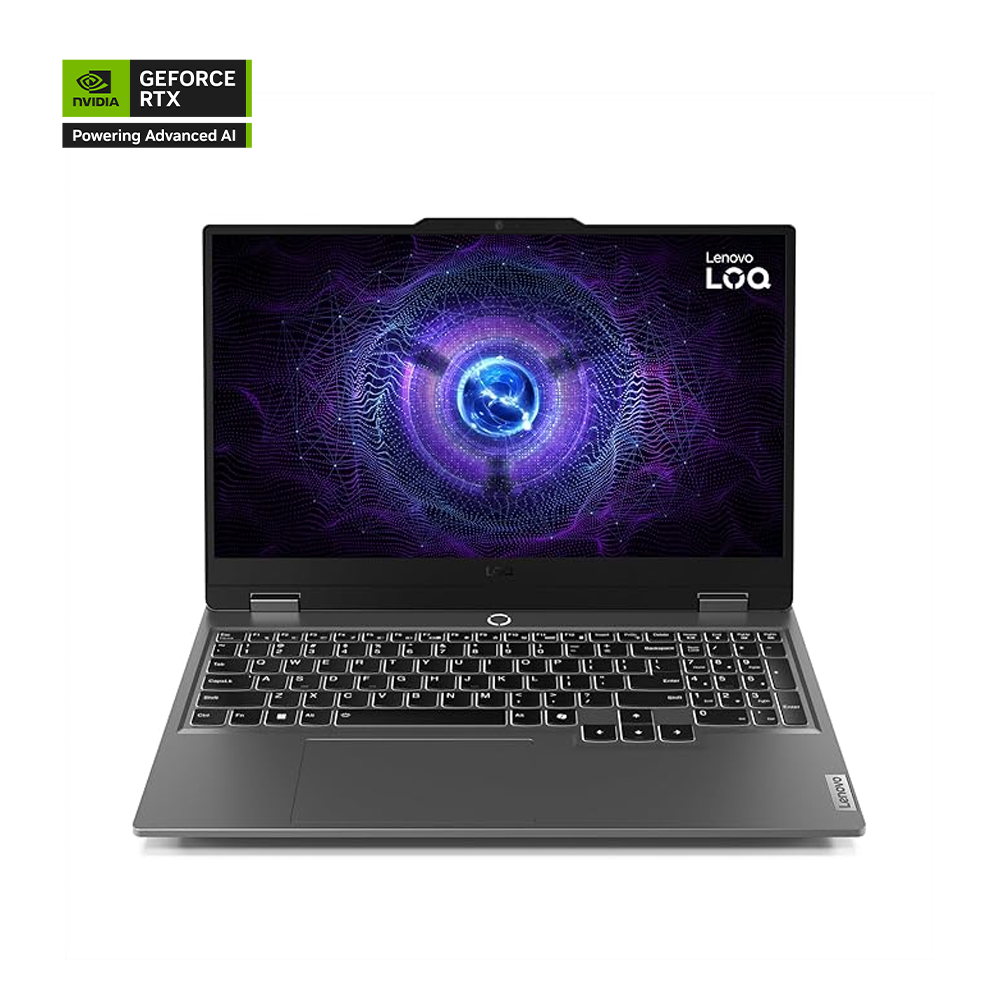 لاب توب لينوفو LOQ 83JE014AED ، معالج انتل كور i7-13650HX 15.6 بوصة ، هارد 512 جيجا بايت SSD ، رام 16 جيجا بايت ، كارت شاشة انفيديا جي فورس RTX 5070 ،فري دوس - رمادي لونا