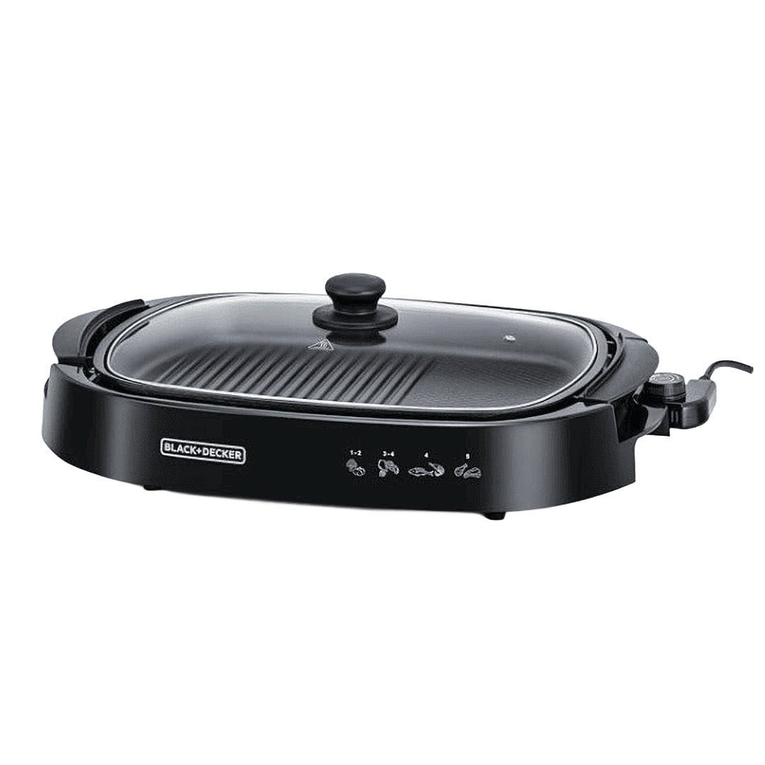 شواية كهرباء بلاك اند ديكر ، اسود - GH1500-B5