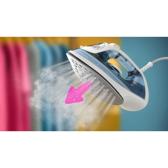 Philips 2000 Series Steam Iron , 2000 Watt , Sea Blue - DST2010/20