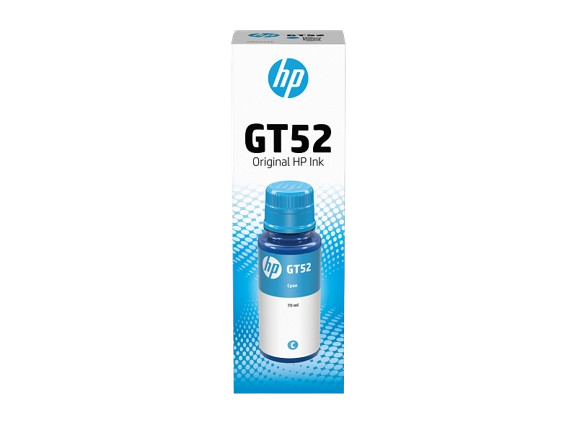 زجاجة حبر اتش بي GT52 ،سماوي - M0H54AE