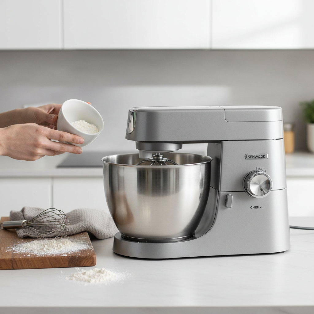 Kenwood Chef XL Kitchen Machine ,1200 Watt ,Silver - KVL4110S