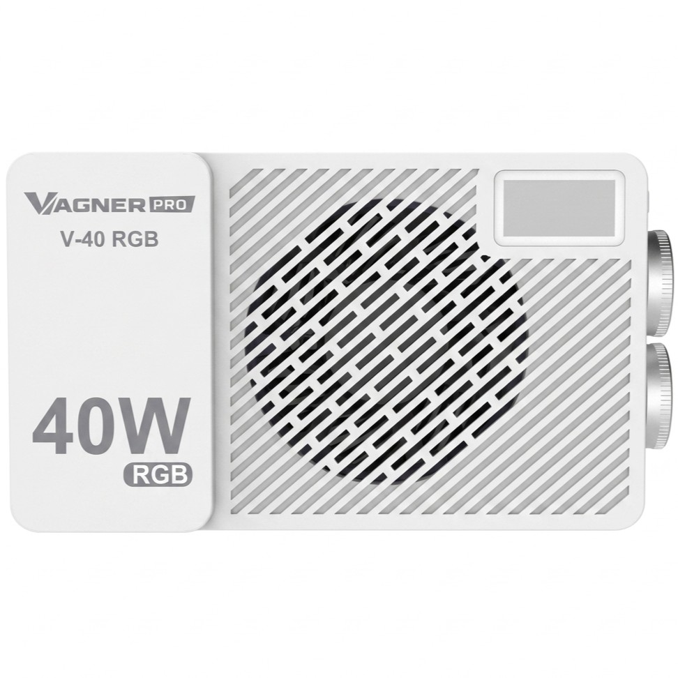 Vagner Pro Pocket Video Light ,40 Watt ,White - V-40 RGB
