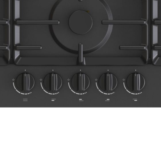 جورينيه ، مقاس 90 سم 5شعلة ،اسود - GW951MB