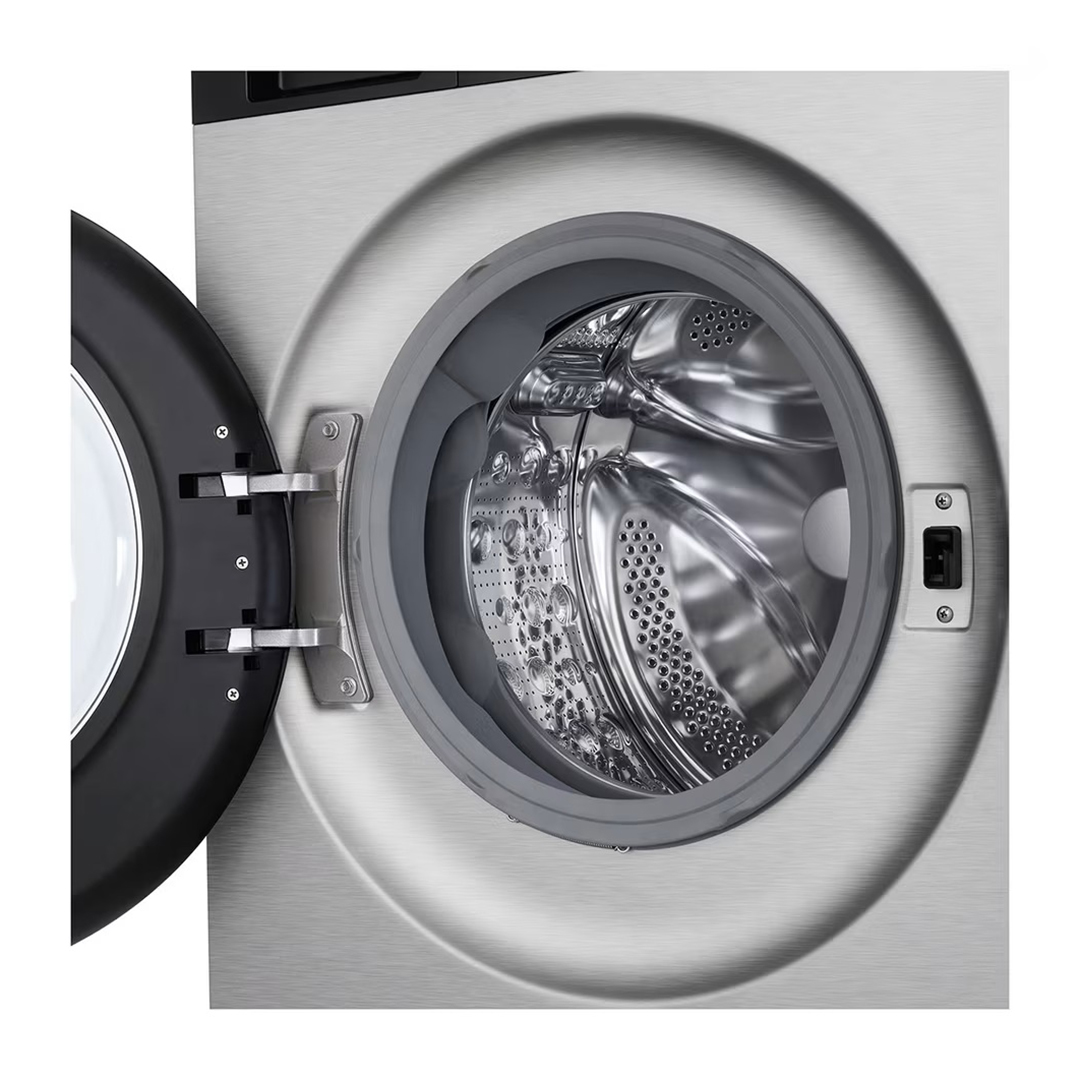 LG Inverter Front Load Washing Machine , 10 kg , Essence Silver - F4X5RYG23