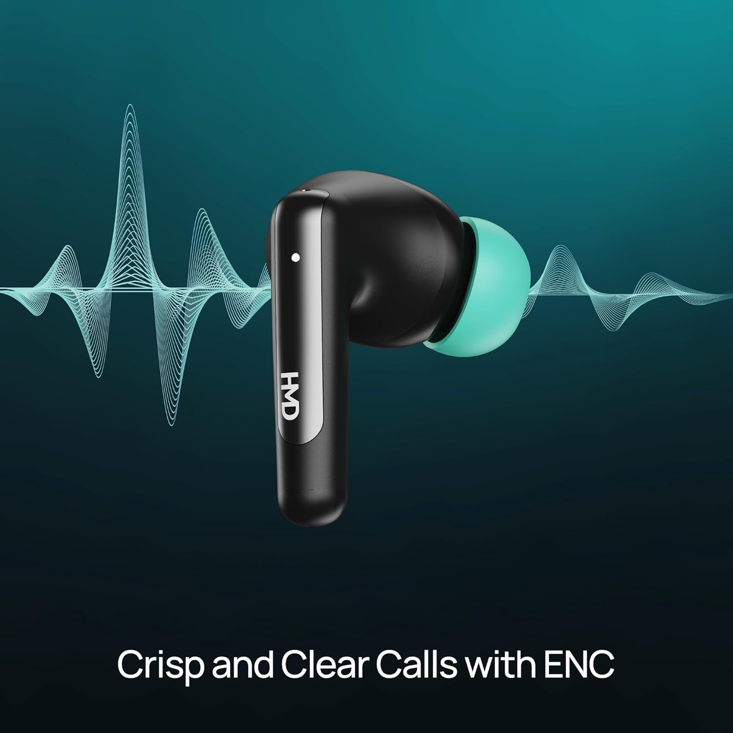 HMD DUB P60 Earbuds , with Active Noise Cancellation , Black