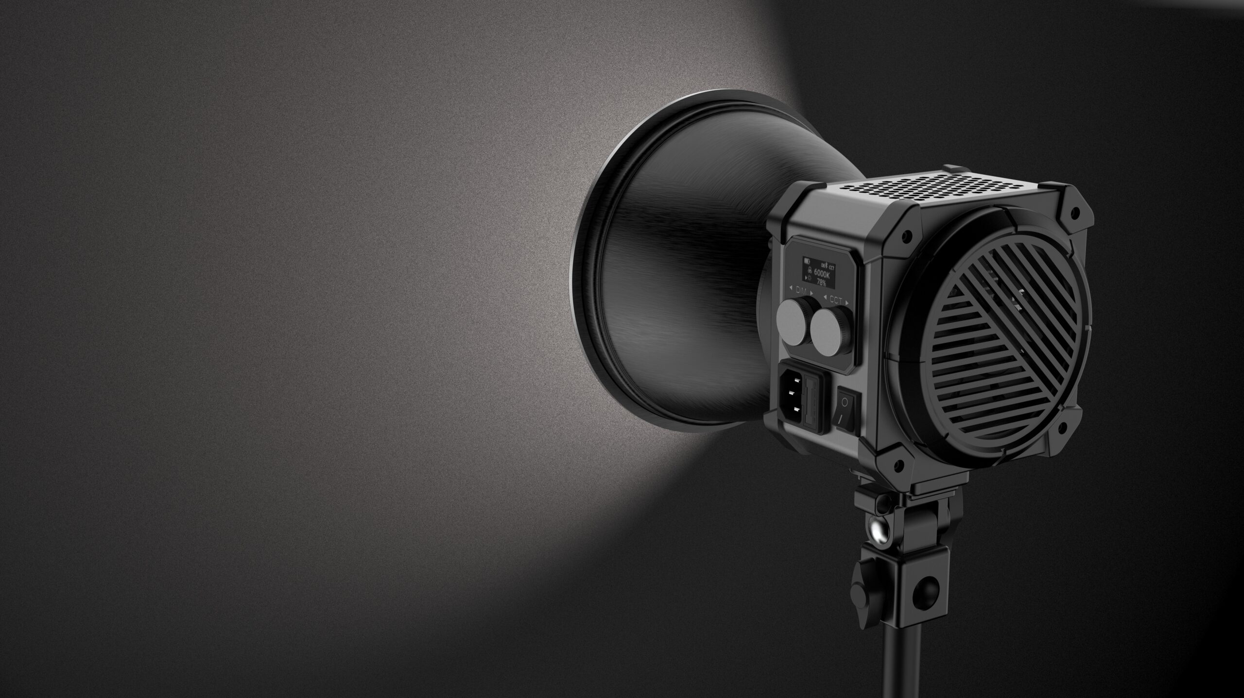 مصباح تصوير فيديو LED بتقنية COB فاجنر برو ،اسود - M20 RGB
