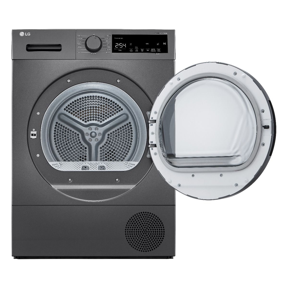 LG Dryer , 8 kg , Dark Silver - RH80T2SP7RM