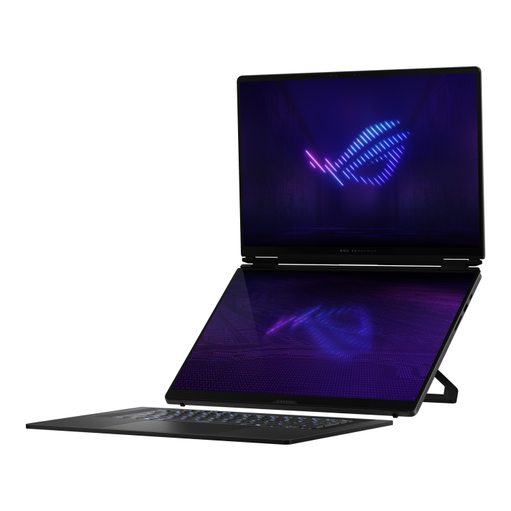 لاب توب جيمنج اسوس روج زيفيروس ديو 16 (2026) - GX651AX-SR264W ، معالج انتل كور الترا 9 386H 16 بوصة ، هارد 2 تيرا بايت SSD ، رام 64 جيجا بايت ، كارت شاشة انفيديا جي فورس RTX 5090 ،ويندوز 11 - رمادي ستيلار