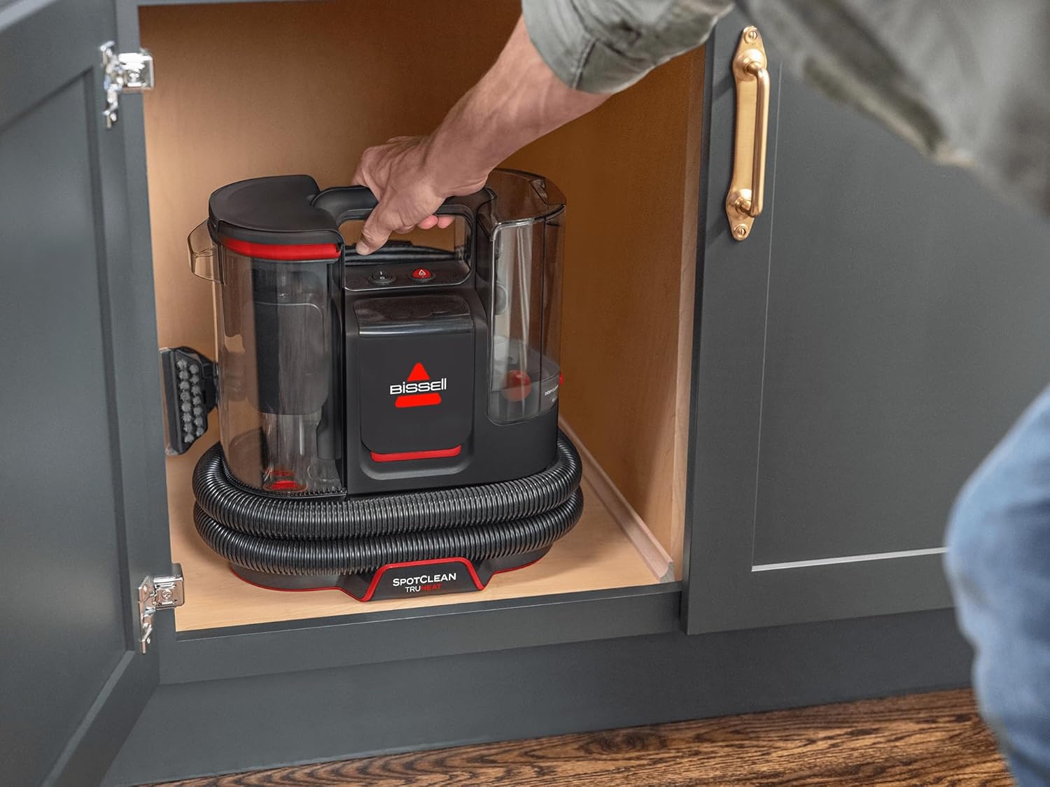 Bissell Spotclean TruHeat Bagless Carpet Cleaner Black - 3924K