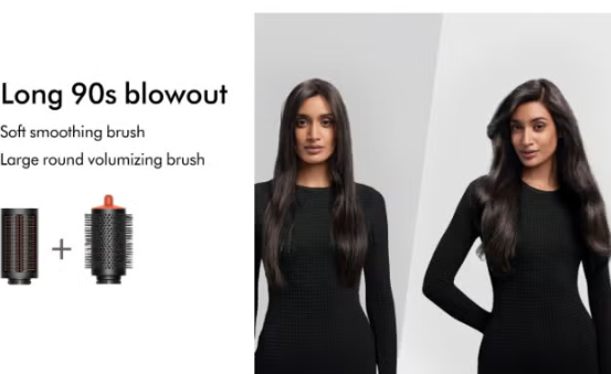 Dyson Airwrap i.d. Hair Styler 1300 Watt , Vinca Blue and Topaz - Hs08