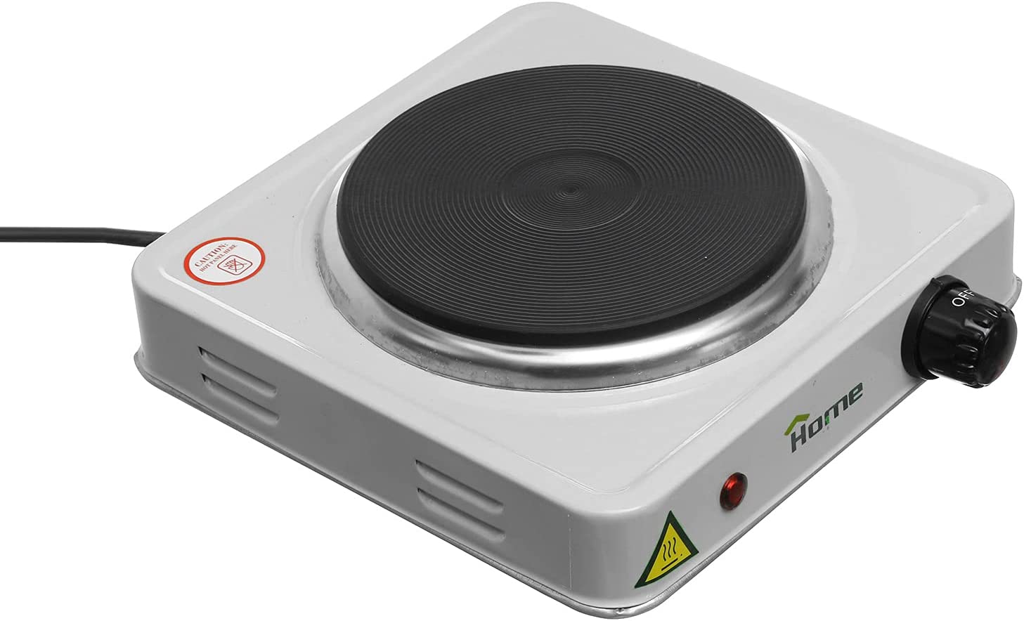 Home Hot Plate ,1 Plate Burners ,1000 Watt White - GK-690