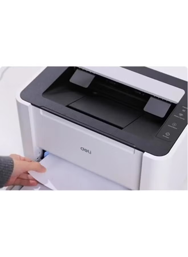 Deli Wireless Laser Printer , White - P1820W