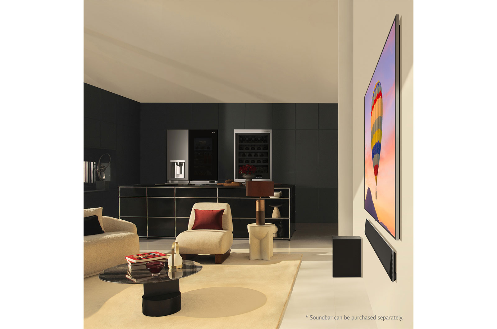 شاشة تلفزيون سمارت ال جي ، مقاس 83 بوصة ، OLED Evo ، دقة 4K UHD ، بريسيفر داخلي
