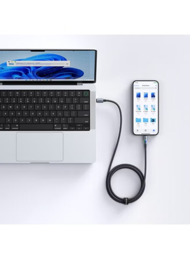 كابل شحن Type C مكدودو ، طول 1.2 متر ، اسود - CA-8200