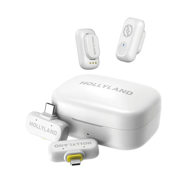 Hollyland LARK A1 Combo Wireless Microphone , White
