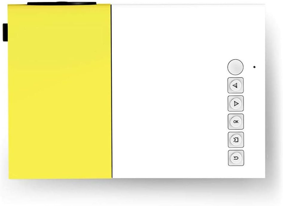 بروجكتور LCD غير محدد YG - 300 ، دقة 240x320 ، ابيض واصفر