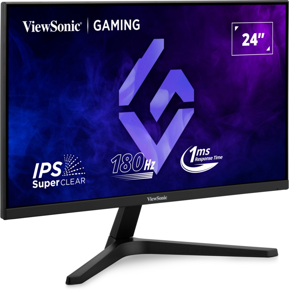 شاشة جيمنج فيوسونيك VX24G1-HD ، مقاس 24 بوصة ، معدل تحديث 180 هرتز ، معدل استجابة 1 مللي ثانية ، اسود