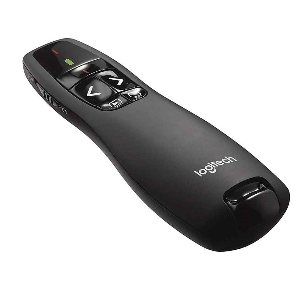 Logitech R400 Wireless Laser Presentation Remote Control Black