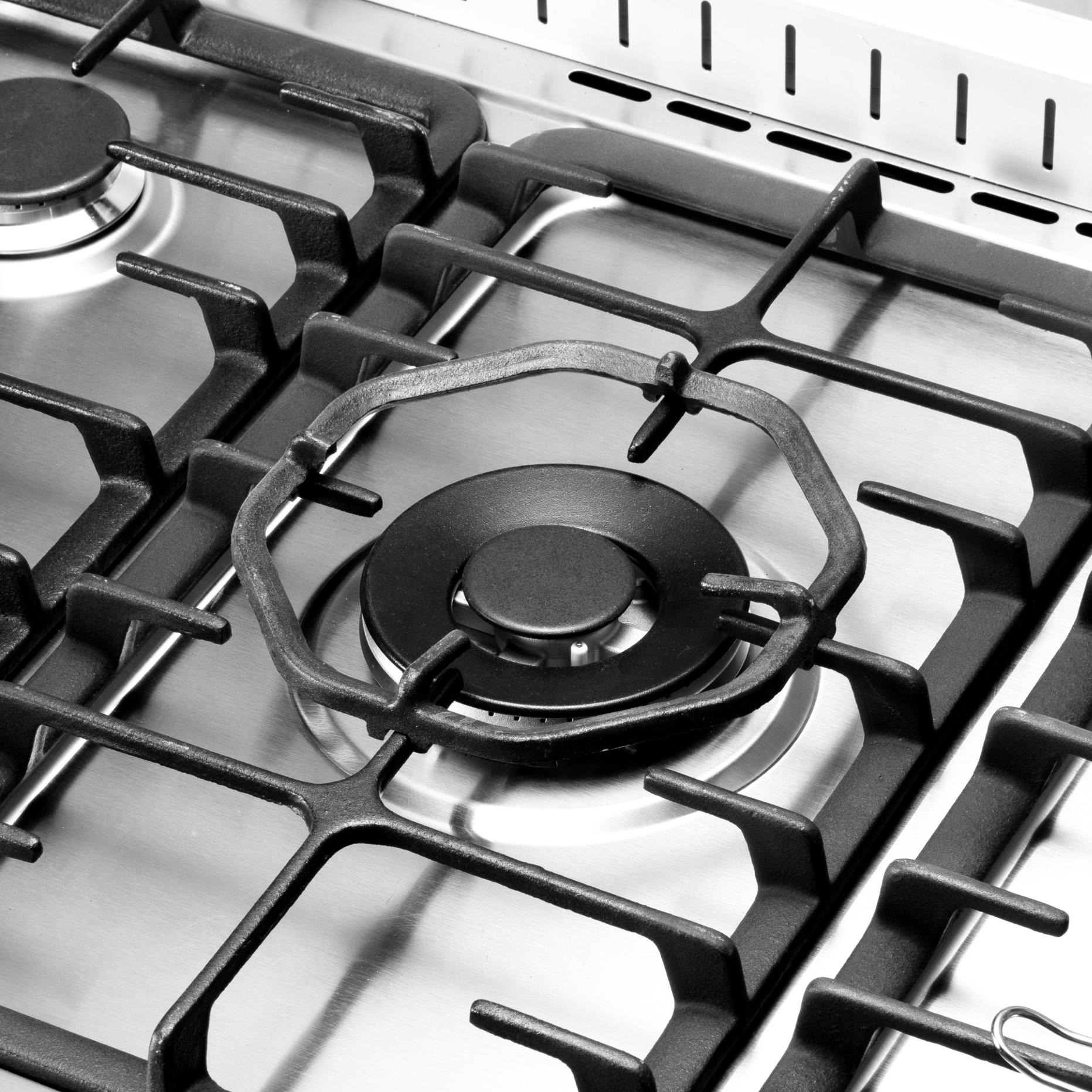 Unionaire O Signature Autocook Hybrid Dual Cooker , 5 Burners , White - C69SS-GC-383-ICPSF-1CH-OS3-2W-AL