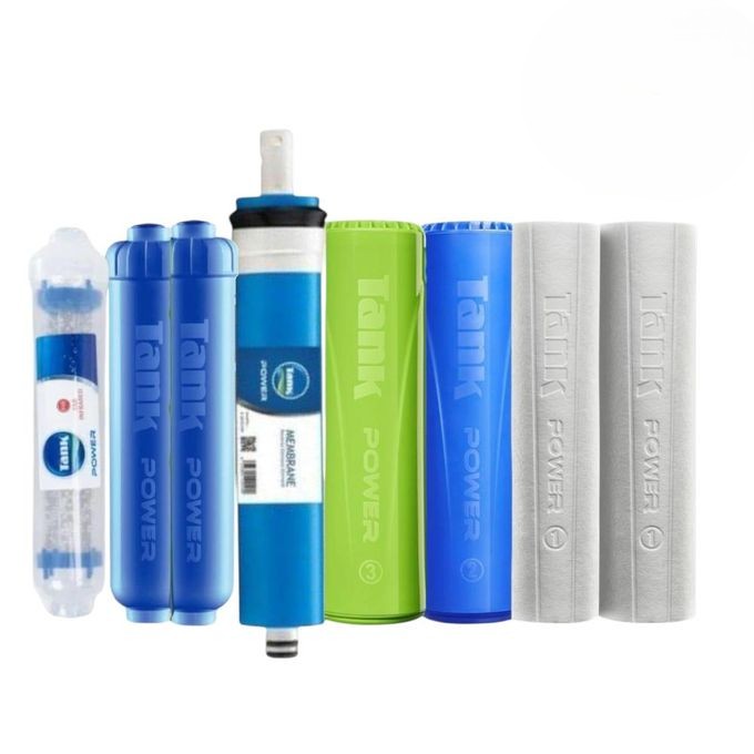 Tank Power Water Filter Cartridges , 8 Cartridges Multi Color