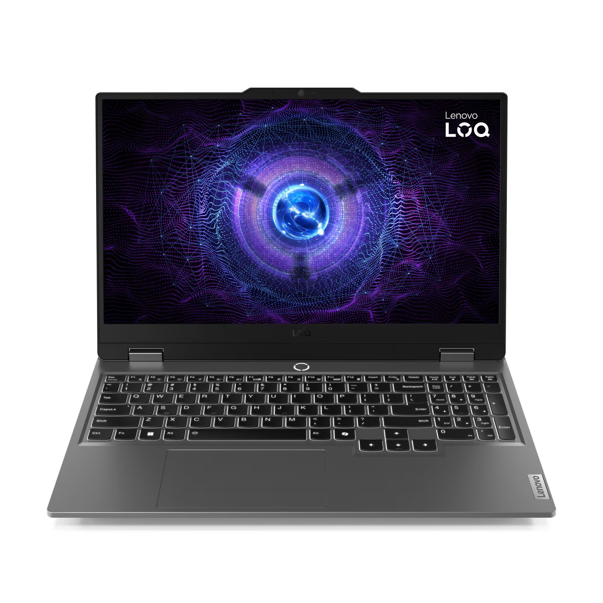 لاب توب جيمنج لينوفو LOQ 15IRX9 ، معالج انتل كور i7-13645HX 15.6 بوصة ، هارد 512 جيجا بايت SSD ، رام 16 جيجا بايت ، كارت شاشة انفيديا جي فورس RTX 4050 ،ويندوز 11 - رمادي لونا