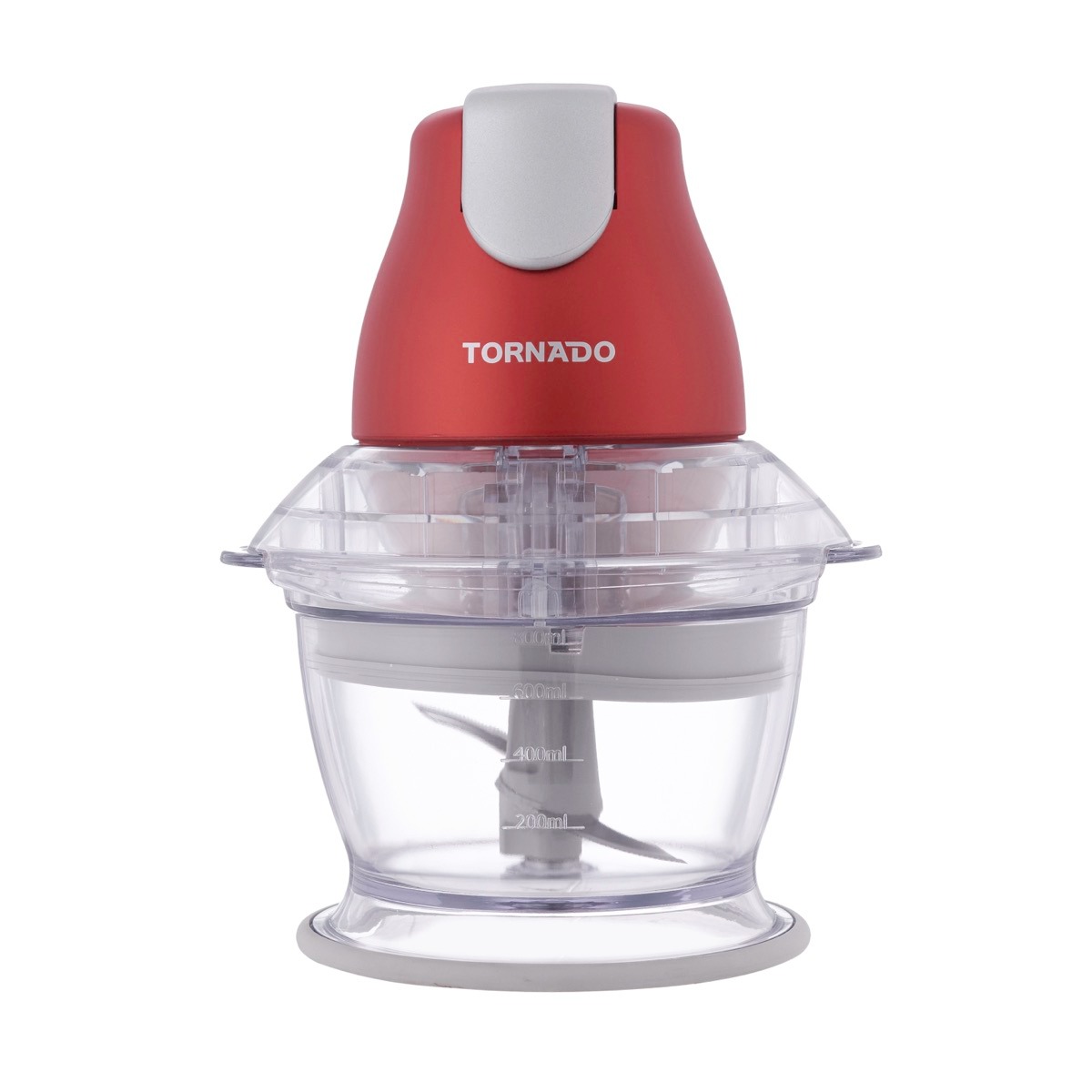Tornado Electric Chopper 1 Liter , 400 Watt Red - CH-400MR