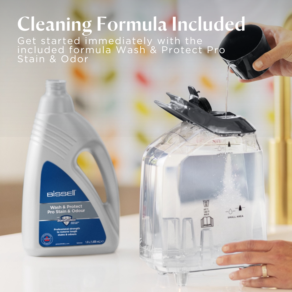 Bissell PowerWash HydroSteam Bagless Carpet Cleaner Black Rose Gold - 4201K