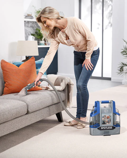 Hoover Spotless Spot Bagless Carpet Cleaner Grey Blue - CDCW - CSME