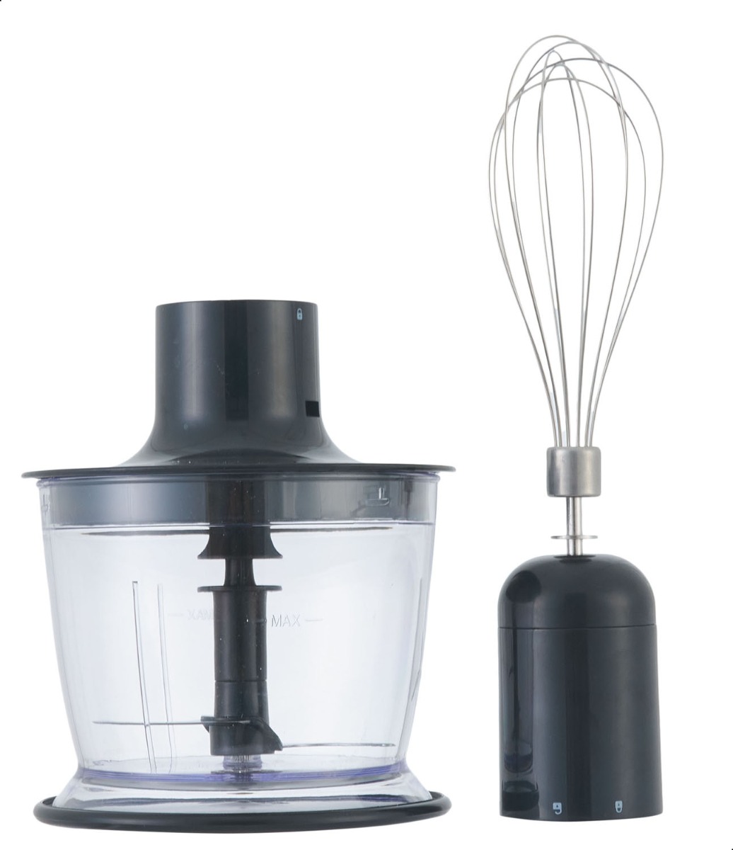 Fresh Hand Blender with Attachments 800 Watt Black Silver - HP800FO