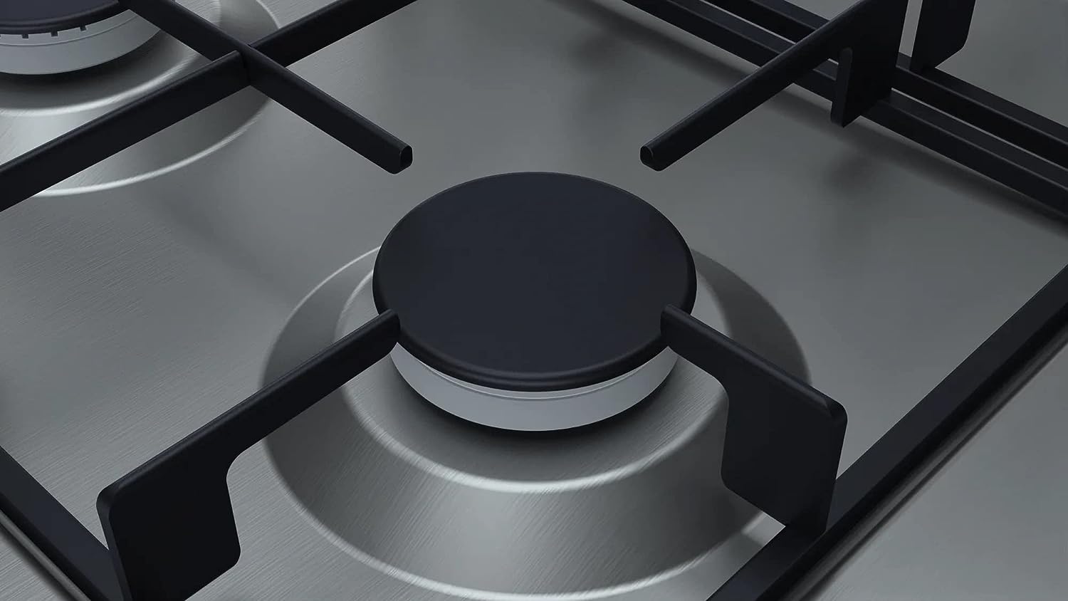Bosch Serie 4 Gas Built in Hob ,651 Millimeter 4 Burners ,Stainless Steel - PGP6B5O62Q