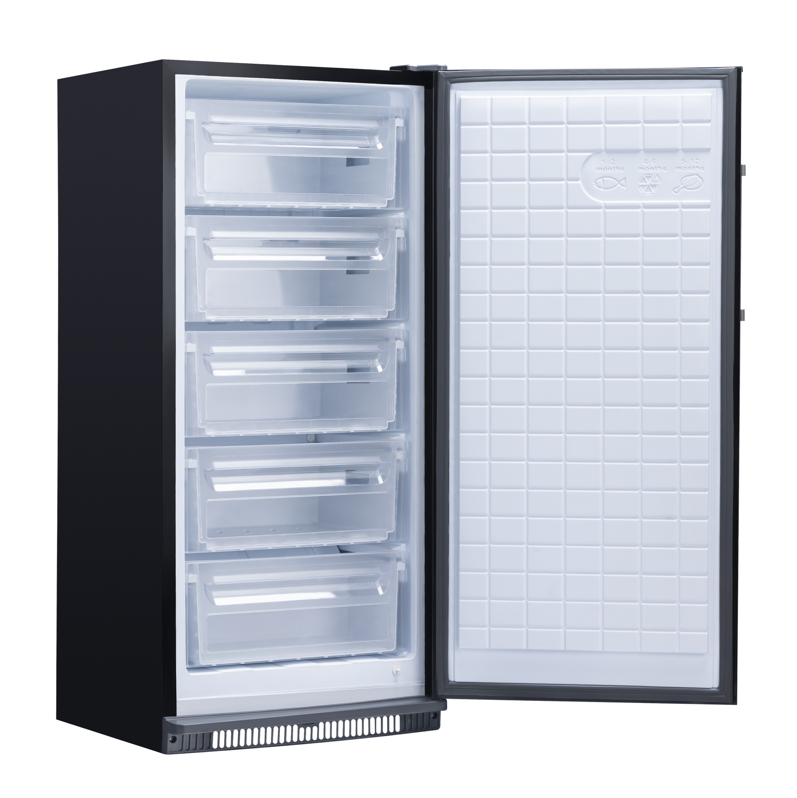 Passap NVF240 NoFrost Upright Deep Freezer , 185 Liter , Black