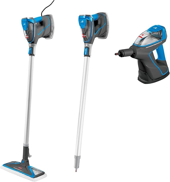 Bissell PowerFresh Slim 3 in 1 Steam Mop Cleaner , 1500 Watt , Blue Grey - 2233E