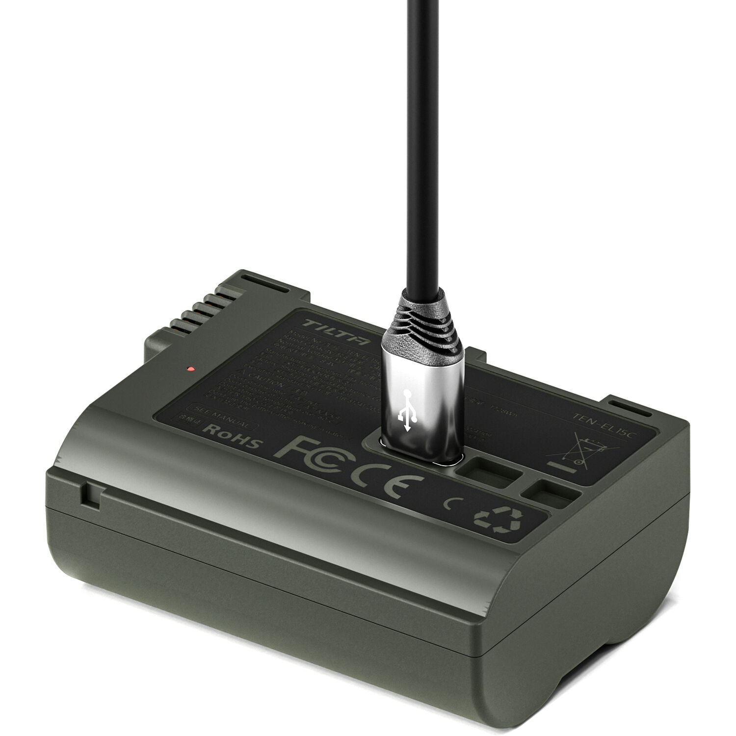 Tilta USB - C Camera Battery ,Dark Green - TEN-EL15C-GN
