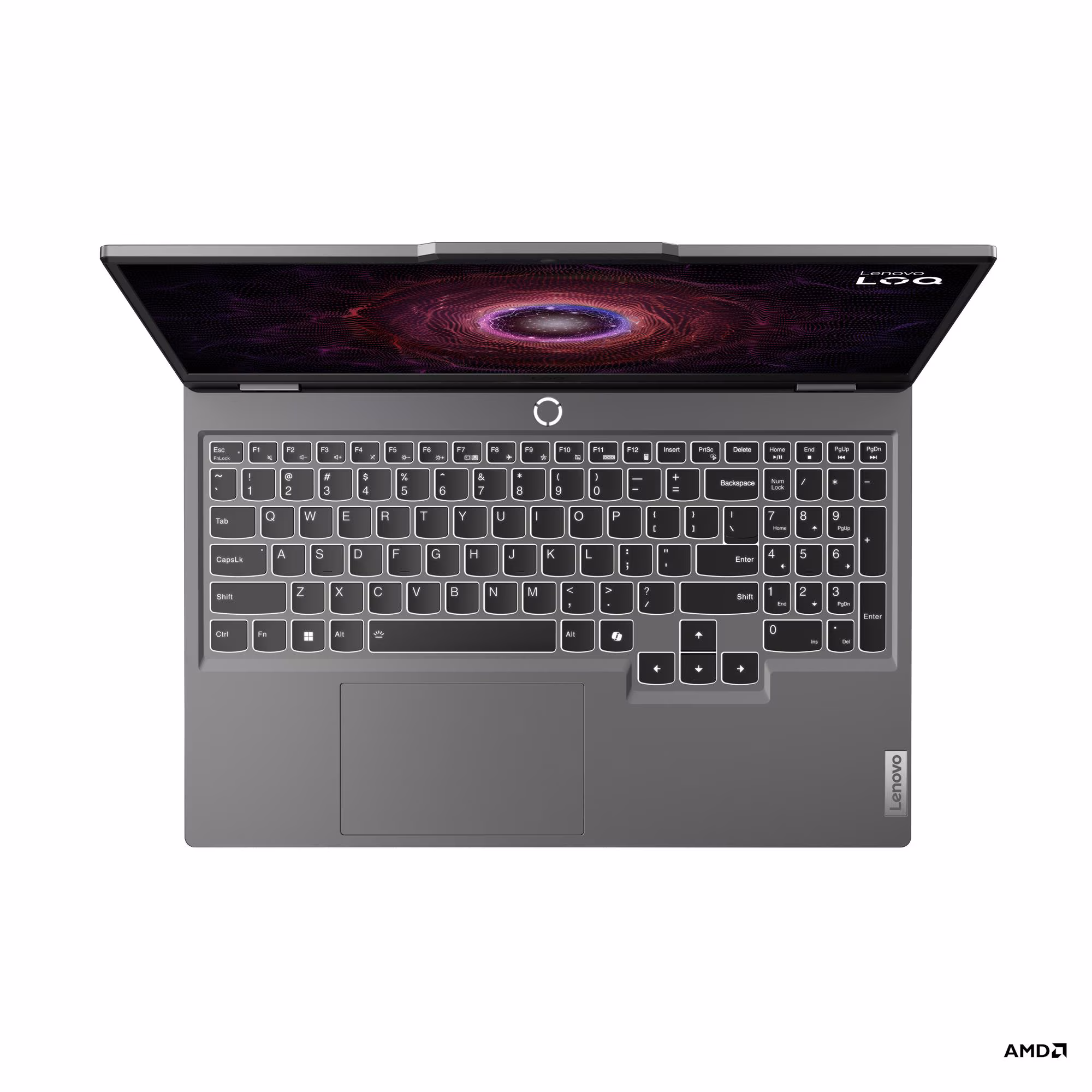 لاب توب جيمنج لينوفو LOQ 15ARP9 ، معالج ايه ام دي رايزن 5 7235HS 15.6 بوصة ، هارد 512 جيجا بايت SSD ، رام 16 جيجا بايت ، كارت شاشة انفيديا جي فورس RTX 4050 ،فري دوس - رمادي لونا