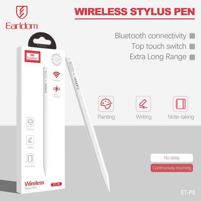 Earldom Stylus Pen ,White - ET-P8
