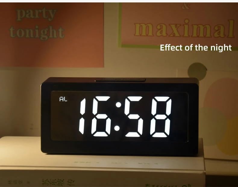 Generic Digital Alarm Clock , Black - DS-3633L