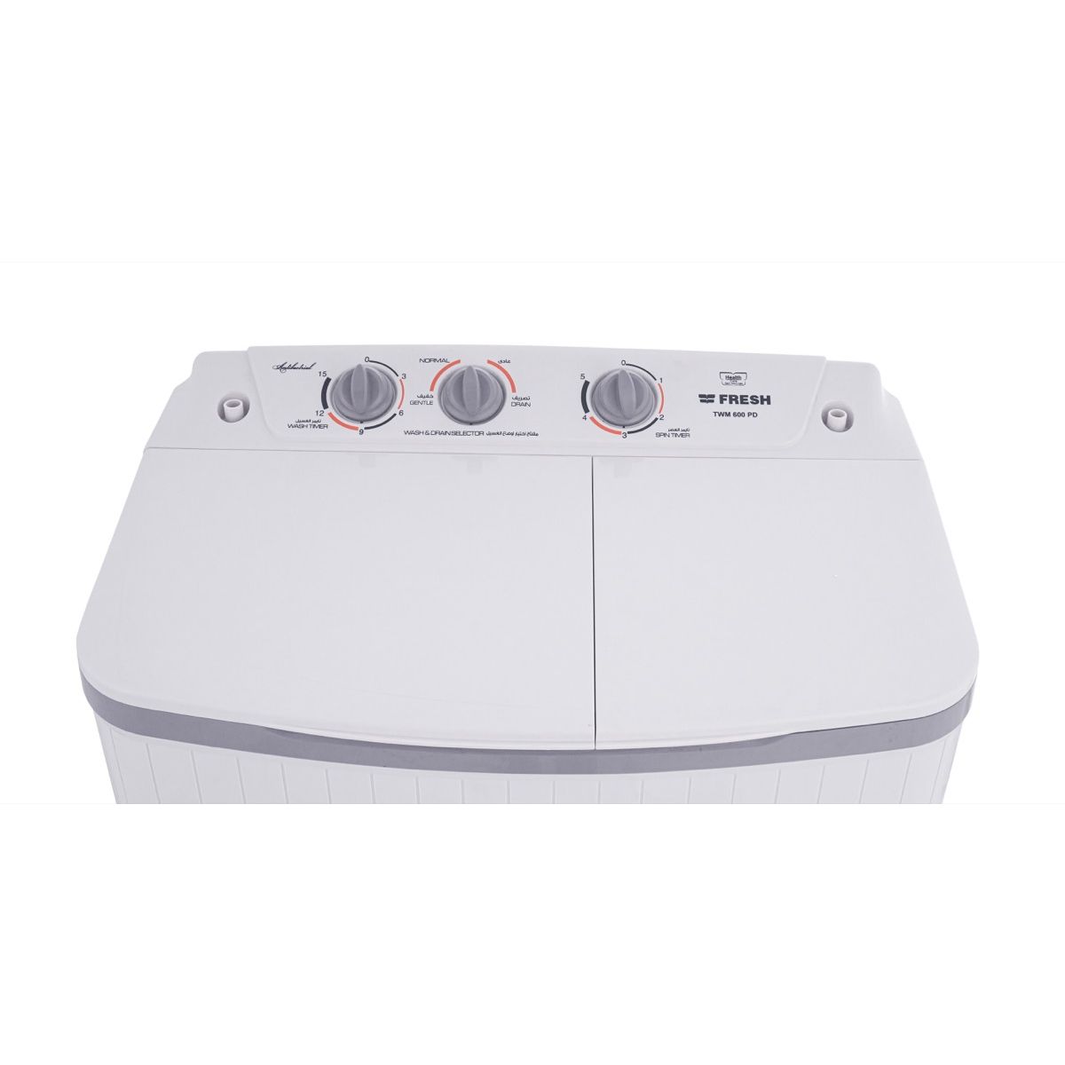 غسالة نصف اتوماتيك فريش TWM600PD ، سعة 6 كجم ، ابيض