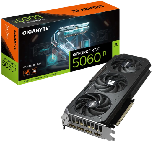 كارت شاشة OC جيمينج جيجابايت جي فورس RTX 5060 Ti