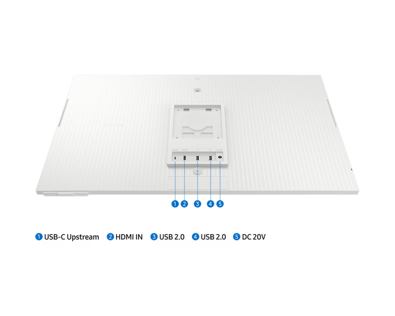 Samsung M80D 32 Inch 4K UHD Smart Monitor , 60 Hertz 4 Millisecond , White - LS32DM801UUXEN