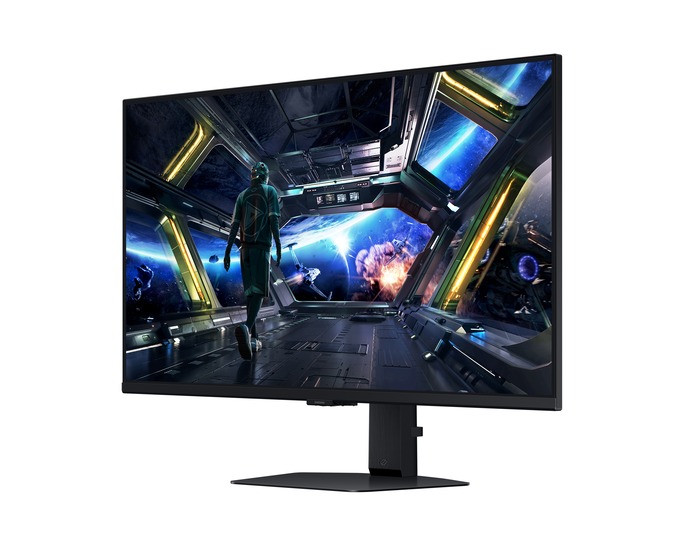 Samsung Odyssey G70D 32 Inch 4K UHD Flat Gaming Monitor , 144 Hertz 1 Millisecond , Black - LS32DG702EUXEN