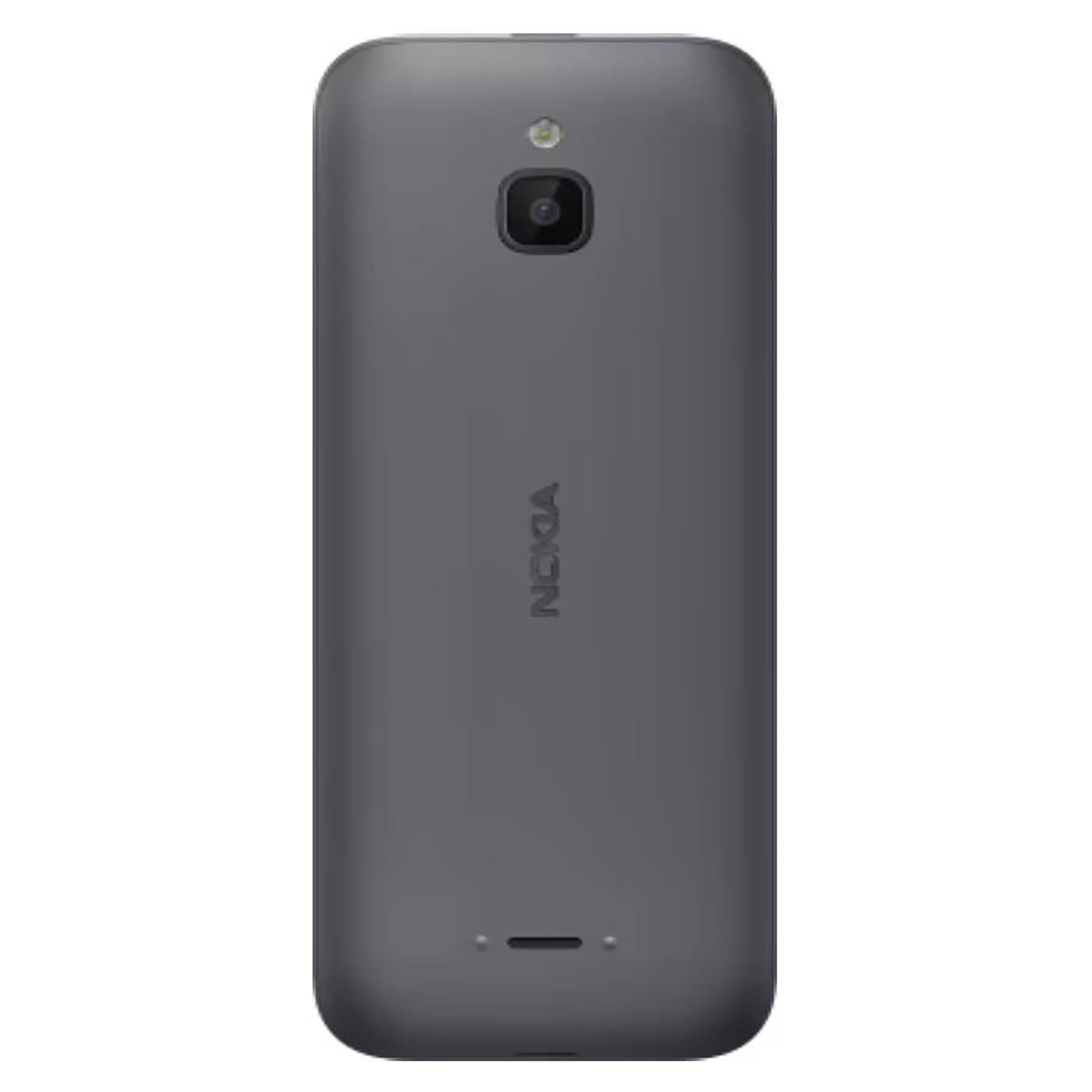 نوكيا 6300 ، سعة 512 جيجا بايت ، رام 4 جيجا بايت ، شبكة 4G LTE ، شريحتين - فحمي فاتح