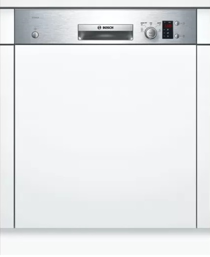 Bosch Series 4 Built-in Dishwasher Inverter Motor White Silver - SMI50D05TR