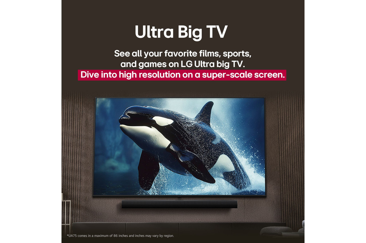 شاشة تلفزيون سمارت ال جي ، مقاس 65 بوصة ، ليد ، دقة 4K UHD ، بريسيفر داخلي - 65UA85006LA