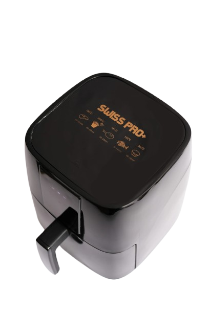 Swiss Pro Plus Digital Air Fryer , 5 Liter , 1450 Watt Black Gold - SP-AF5L.FB