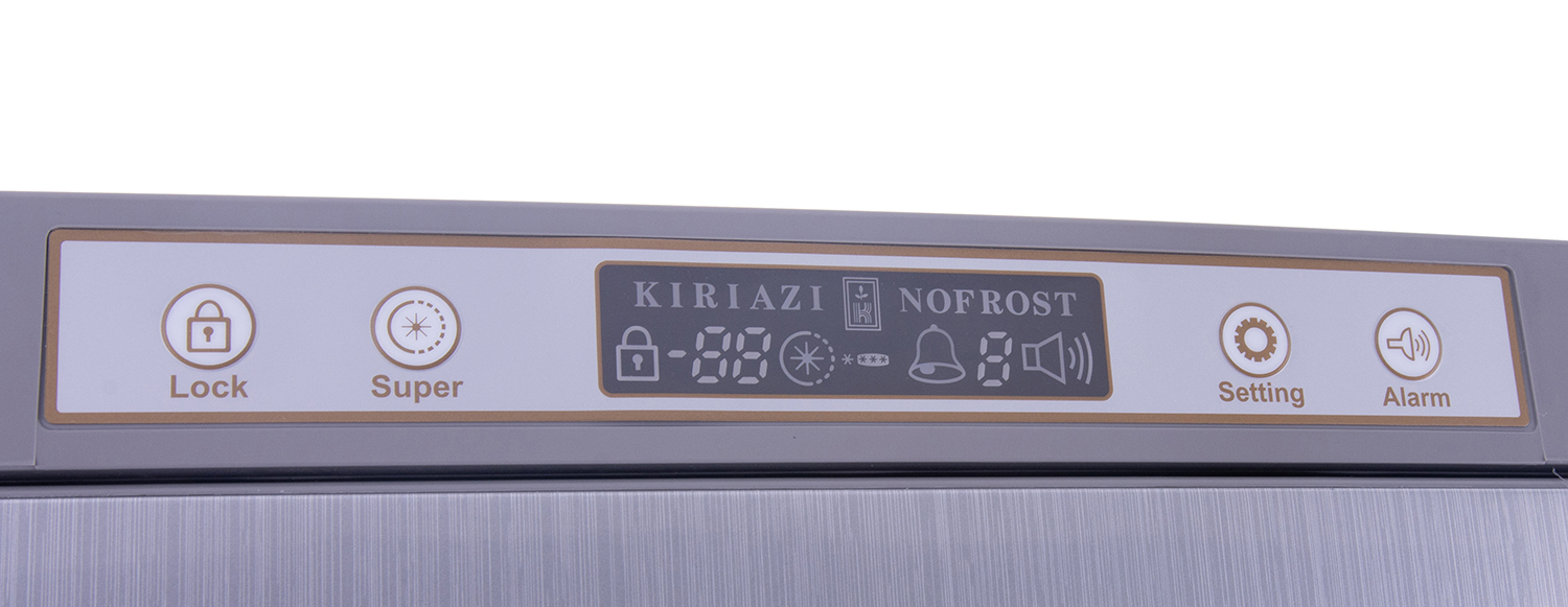ديب فريزر رأسي كريازي KH 236 VF ، سعة 230 لتر ، نوفروست ، فضي - KH 236 VF