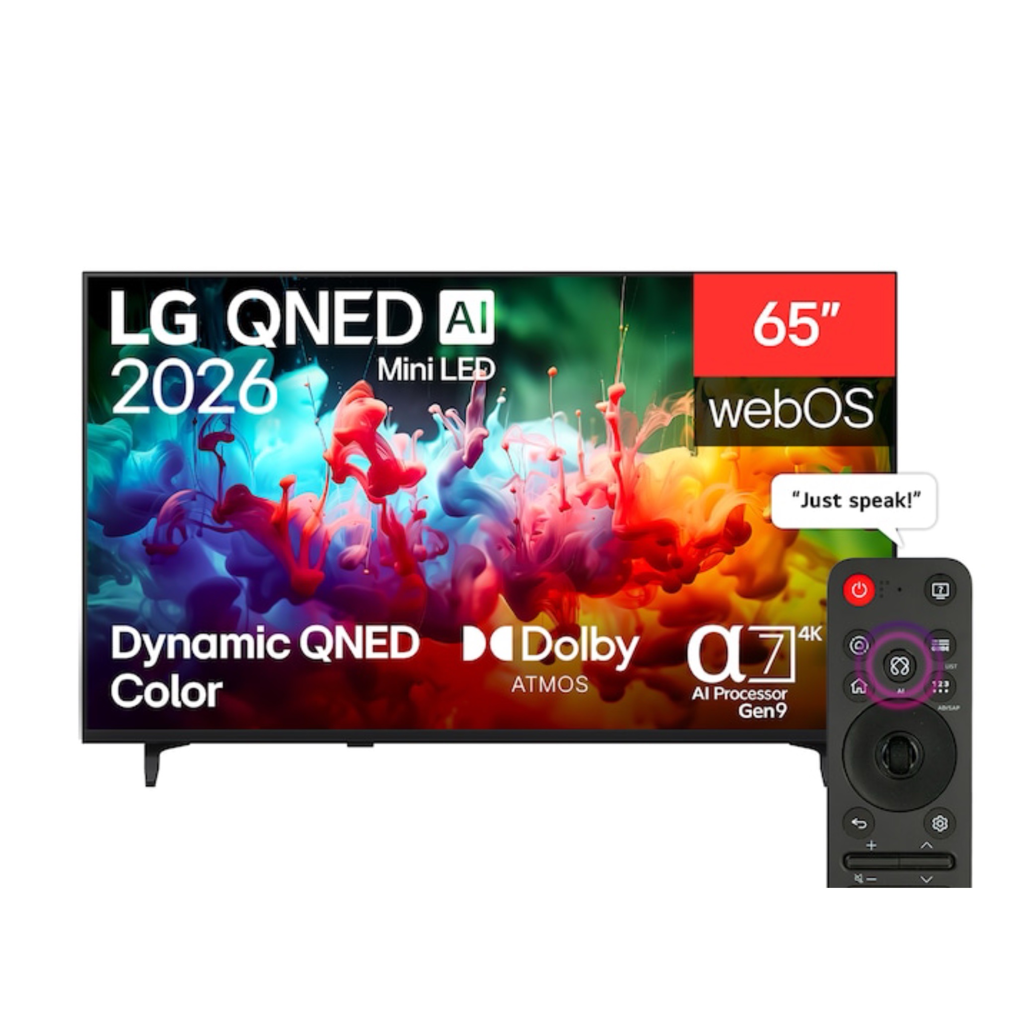 LG 65 Inch Smart TV , 4K UHD QNED Mini LED Built-In Receiver