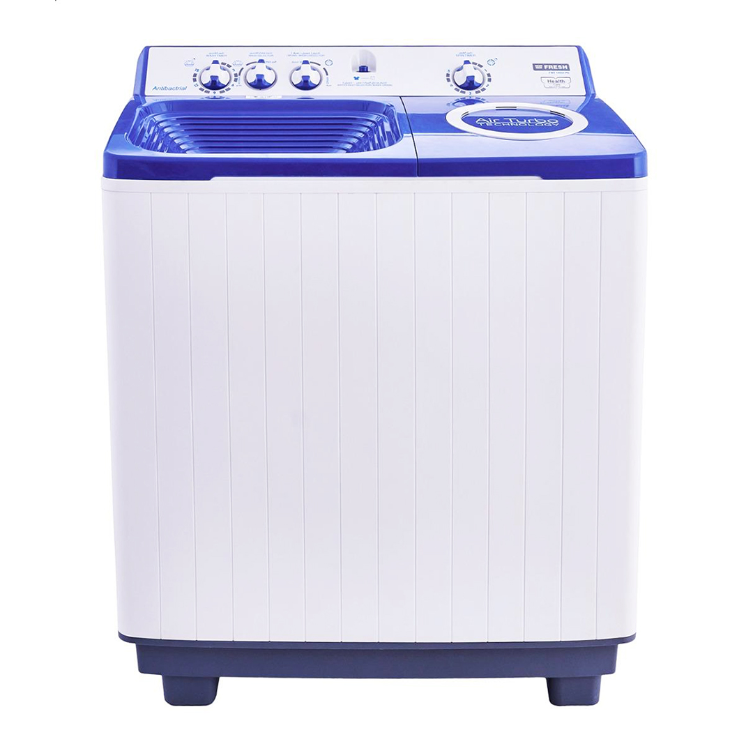 غسالة نصف اتوماتيك فريش FWT14000PD ، سعة 14 كجم ، ابيض