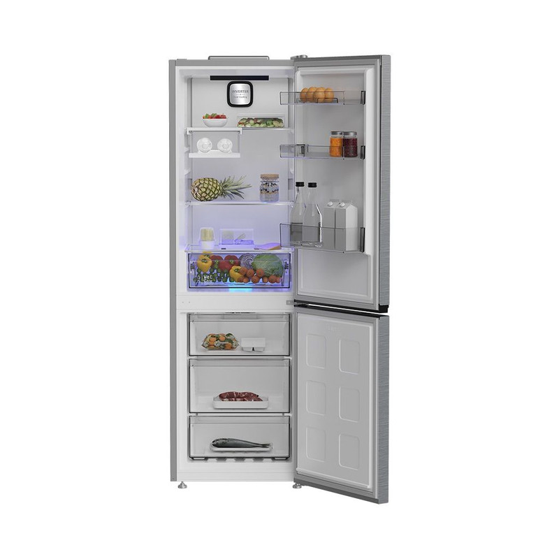 Hitachi NoFrost Bottom Freezer Refrigerator , 316 Liter Inverter Motor , Inox - B367EY2R